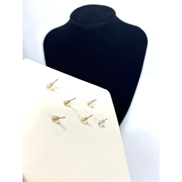 Lily 3 Pair Mismatched Stud Earrings Set Creative Style Fashion Jewelry Card - Picture 6 of 6